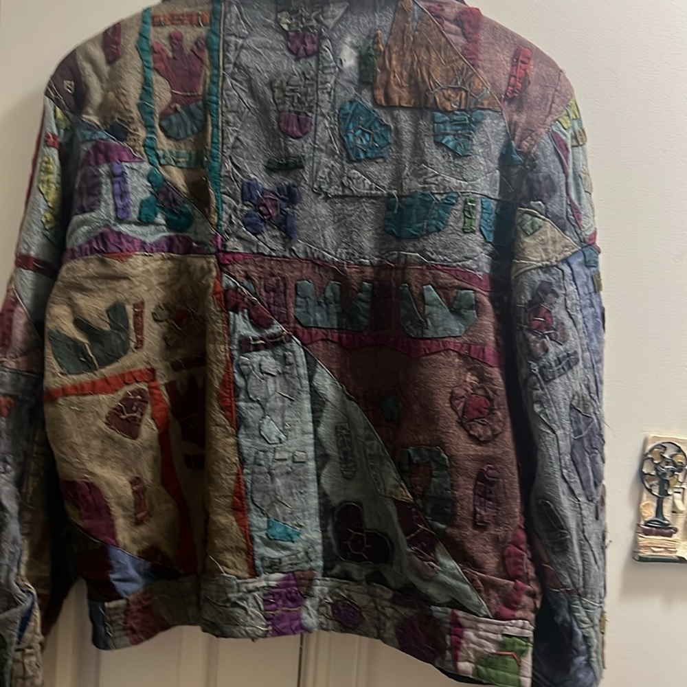 Sacred Threads Multicolor Patchwork Jacket - image 3